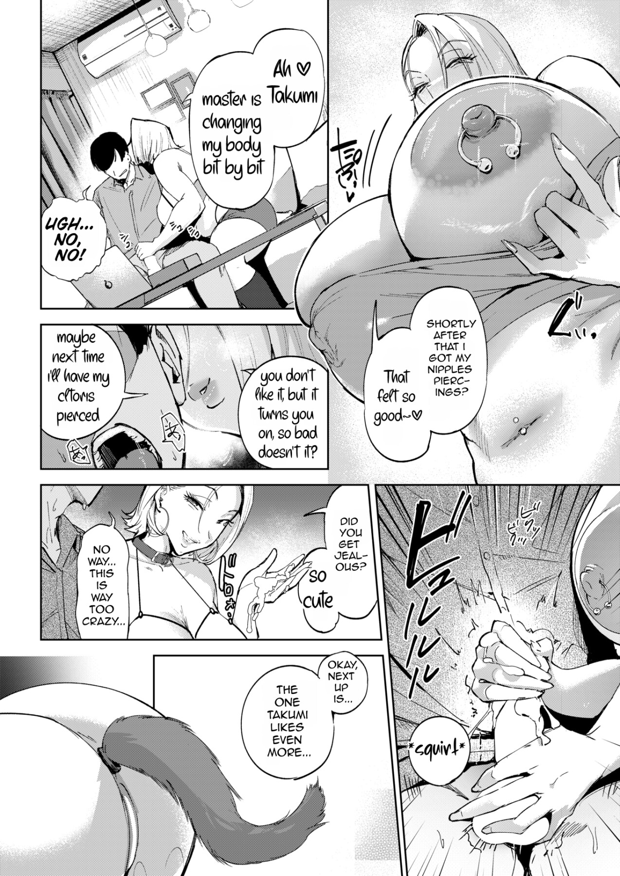 Hentai Manga Comic-Netorase Gal Pet - Let's share a wife-Read-12